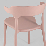 Пыльно-розовый стул из прочного PP-пластика JORIS варинант исполнения - 6 | Loft Concept в Новосибирске