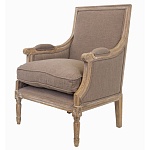 Кресло William Classical Armchair brown flax варинант исполнения - 3 | Loft Concept в Новосибирске
