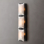 Бра из 3-х прямоугольных мраморных панелей Calling to Shine варинант исполнения - 1 | Loft Concept в Новосибирске