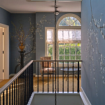 Обои ручная роспись Nara Original colourway on Summer Sky slub silk варинант исполнения - 2 | Loft Concept в Новосибирске