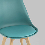 Стул с основой из пластика и мягким сиденьем Arvika Azure варинант исполнения - 7 | Loft Concept в Новосибирске