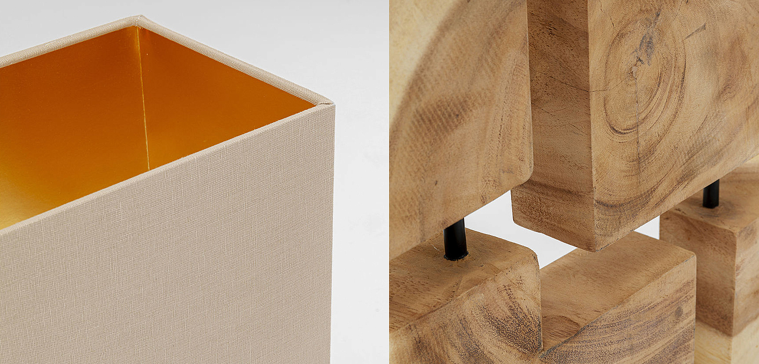 Настольная лампа Saw Cut Acacia - Loft-Concept в Новосибирске