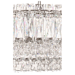 Люстра подвесная круглая из прозрачного хрусталя с корпусом из металла цвета хром Selfsufficient варинант исполнения - 2 | Loft Concept в Новосибирске