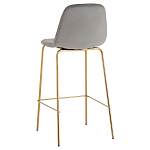 Барный стул на золотистых ножках VENDRAMIN Grey варинант исполнения - 4 | Loft Concept в Новосибирске