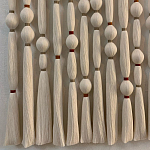 Панно на стену из хлопковых нитей White Morse Wall Hanging  варинант исполнения - 1 | Loft Concept в Новосибирске