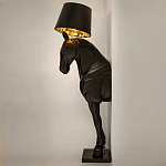 Horse Statue Floor Lamp Большой светильник Черная Лошадь варинант исполнения - 3 | Loft Concept в Новосибирске