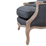 Кресло Ava Classical Armchair graphite flax варинант исполнения - 5 | Loft Concept в Новосибирске