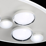 Потолочный светильник овальной формы белого цвета с 7-ю лампами Lunar Pebbles варинант исполнения - 8 | Loft Concept в Новосибирске