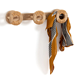 Деревянная настенная вешалка Alma Wood Hanger варинант исполнения - 3 | Loft Concept в Новосибирске