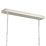 Люстра серебряная из пересекающихся прямоугольных элементов Intersecting Rectangles варинант исполнения - 3 | Loft Concept в Новосибирске