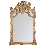 Зеркало настенное в ажурной раме с эффектом старины Classic Ornament Mirror варинант исполнения - 1 | Loft Concept в Новосибирске