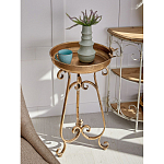 Столик приставной на фигурном подножии Magnificent Century варинант исполнения - 5 | Loft Concept в Новосибирске