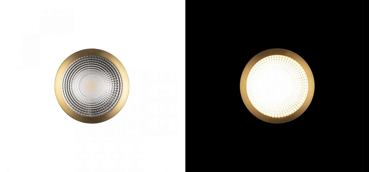Светильник потолочный Top View Gold 35 см Светильник потолочный Top View Gold 35 см - Loft-Concept в Новосибирске
