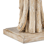 Настольная лампа с каркасом в виде веток деревьев с абажуром из ткани Natural Driftwood варинант исполнения - 2 | Loft Concept в Новосибирске