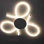 Люстра белого цвета с тремя изогнутыми светодиоидными плафонами Luke Lampco Tracer Lamp варинант исполнения - 2 | Loft Concept в Новосибирске