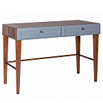 Стол письменный из массива бука с 2-мя ящиками серый Wenge Light варинант исполнения - 1 | Loft Concept в Новосибирске