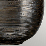 Настольная лампа с круглым фарфоровым основанием ручной работы с покрытием глазурью и белым абажуром из искусственного шелка Elstead Lighting варинант исполнения - 5 | Loft Concept в Новосибирске