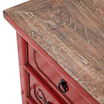 Деревянная ТВ-тумба в китайском стиле с 5-ю выдвижными ящиками Chinese TV Stand Red варинант исполнения - 3 | Loft Concept в Новосибирске