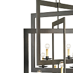 Люстра из пересекающихся квадратных элементов Intersecting Squares варинант исполнения - 1 | Loft Concept в Новосибирске