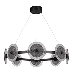 Люстра с плафонами из фактурного двойного стекла Heterochromia варинант исполнения - 5 | Loft Concept в Новосибирске