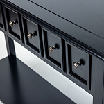 Черная консоль с выдвижными ящиками Monica варинант исполнения - 3 | Loft Concept в Новосибирске