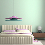 Подвесной вязаный светильник в двухцветном исполнении «Двойной Токио»  варинант исполнения - 1 | Loft Concept в Новосибирске