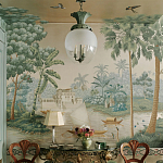 Обои ручная роспись River Scenes of Bengal Kolkata варинант исполнения - 1 | Loft Concept в Новосибирске