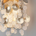 Бра с декоративными подвесками из прозрачного стекла в форме монеток FAIRYTREE Light варинант исполнения - 4 | Loft Concept в Новосибирске