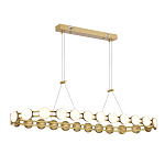 Люстра овальная с круглыми светодиодными источниками света Maxine Light варинант исполнения - 1 | Loft Concept в Новосибирске