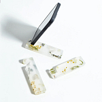 Подставка для телефона из эпоксидной смолы с цветами розовая Epoxy Flowers Phone Stand Pink варинант исполнения - 2 | Loft Concept в Новосибирске