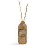 Ваза декоративная из натурального плетеного бамбука Bamboo Decor 42 варинант исполнения - 1 | Loft Concept в Новосибирске