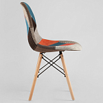 Стул с обивкой в технике пэчворк DSW варинант исполнения - 3 | Loft Concept в Новосибирске