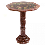 Кофейный стол из натуральных камней Лемезит и Яшма Natural Stone Tables варинант исполнения - 7 | Loft Concept в Новосибирске