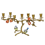 Бронзовый подсвечник на 7 свечей Eden Garden варинант исполнения - 1 | Loft Concept в Новосибирске