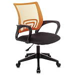 Офисное кресло с основанием из черного пластика Desk chairs Orange варинант исполнения - 1 | Loft Concept в Новосибирске