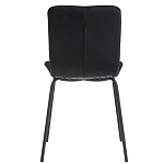 Стул черный с обивкой из велюра Black Archie Chair варинант исполнения - 4 | Loft Concept в Новосибирске