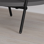 Стол приставной с 2-мя круглыми столешницами цвета антрацит ESSEL SIDE TABLE ANTHRACITE варинант исполнения - 2 | Loft Concept в Новосибирске