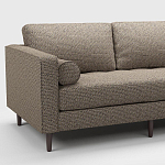 Мебельная ткань Шенилл коричневый цвет 142 см T4-54 варинант исполнения - 5 | Loft Concept в Новосибирске