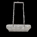 Люстра овальная с каскадом из прозрачного хрусталя Constant Sparks варинант исполнения - 3 | Loft Concept в Новосибирске