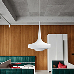 Подвесной вязаный белый светильник «Лампа Марракеша» варинант исполнения - 4 | Loft Concept в Новосибирске