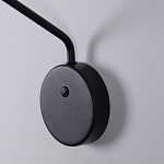 Бра с длинным чёрным металлическим каркасом Bendik Lighting варинант исполнения - 6 | Loft Concept в Новосибирске