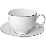 Чайный набор белый из фарфора на 6 персон 12 предметов 280 мл Garden Whisper Porcelain Set  варинант исполнения - 1 | Loft Concept в Новосибирске