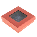 Зеркало карманное круглое двухстороннее из натурального камня Содалит в подарочной упаковке Gold Stone Mirrors варинант исполнения - 4 | Loft Concept в Новосибирске