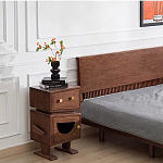 Тумбочка прикроватная с ящиком и дверцей Робот Robot Desk варинант исполнения - 8 | Loft Concept в Новосибирске