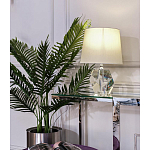 Настольная лампа с кремовым абажуром на граненном основании Crystal Facets варинант исполнения - 1 | Loft Concept в Новосибирске