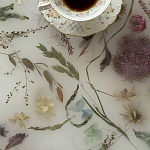 Поднос для ванны из эпоксидной смолы с цветами белая Epoxy Resin Flowers Bath Tray White варинант исполнения - 4 | Loft Concept в Новосибирске