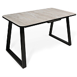 Стол обеденный раздвижной с прямоугольной бежевой столешницей Magali варинант исполнения - 1 | Loft Concept в Новосибирске