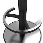 Барный стул вращающийся со спинкой Бежевый Велюр Vendramin Chair варинант исполнения - 5 | Loft Concept в Новосибирске