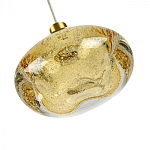 Подвесной светильник с прозрачным стеклянным плафоном округлой формы Effervia  варинант исполнения - 12 | Loft Concept в Новосибирске