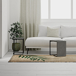 Комплект из 2-х приставных столов серого цвета из дерева ZIGOSH RETRO GREY варинант исполнения - 3 | Loft Concept в Новосибирске